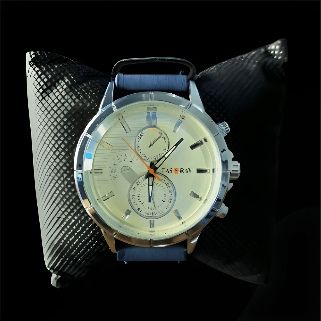 CASSRAY - BLUE X WHITE - lustroluxe