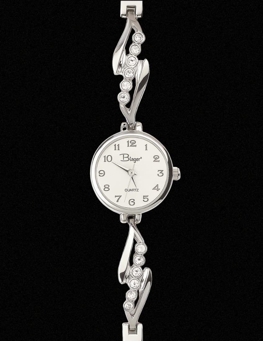 SILVER WATCH - lustroluxe
